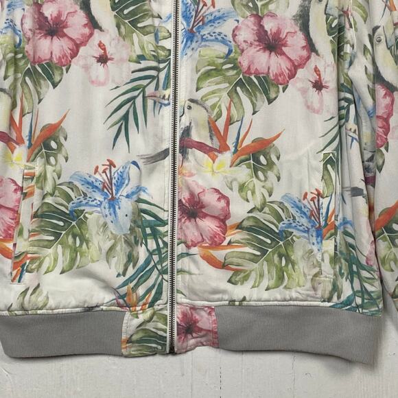 Faherty Dockside Reversible Bomber Jacket In Primrose Size Large - Picture 6 of 13